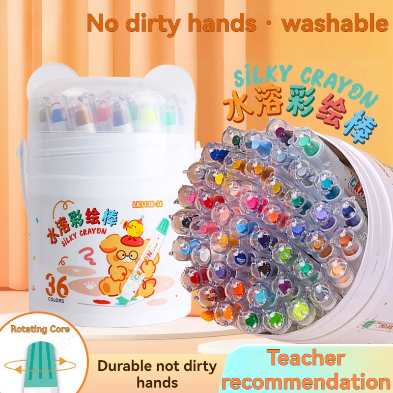 Baby Food Oil - 12-48Colors High Quality Washable Oil Pastels
