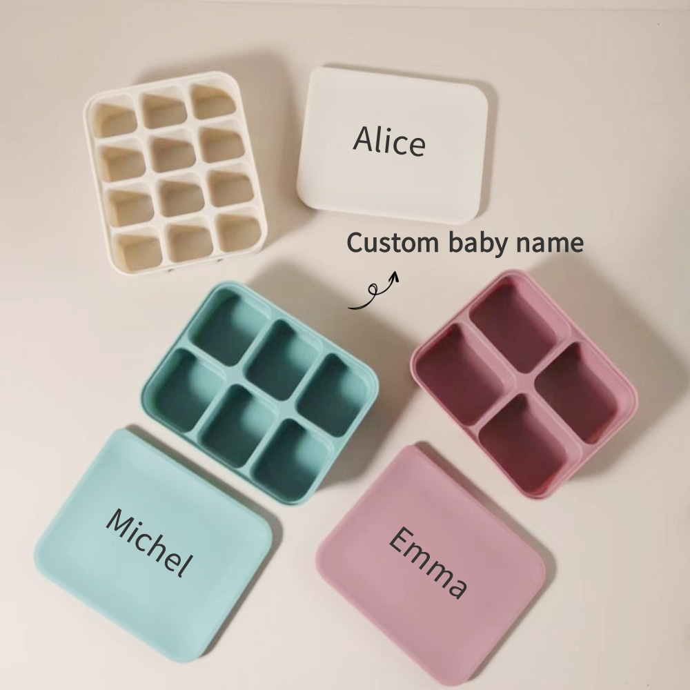 Baby Food Zone - Personalized Baby Food Freezer Tray with