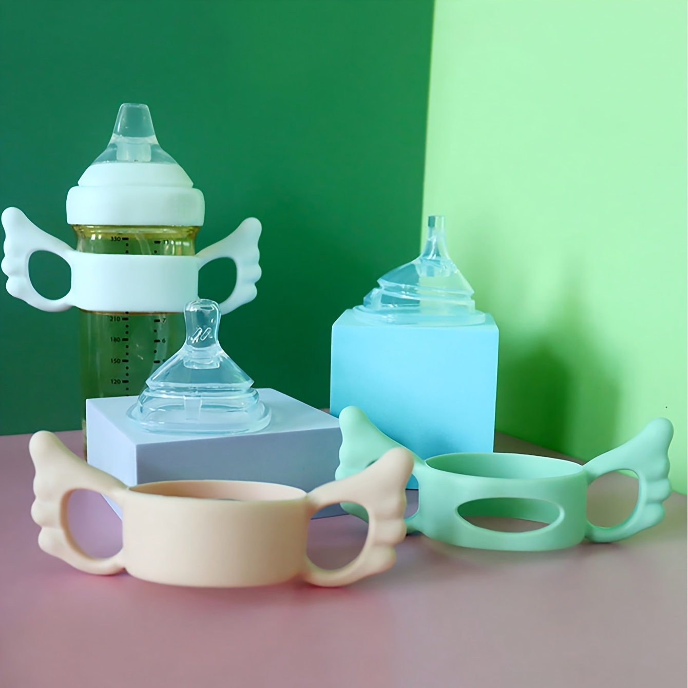 2pcs (Random-Color) Silicone H - Baby Food Bottle avis et prix