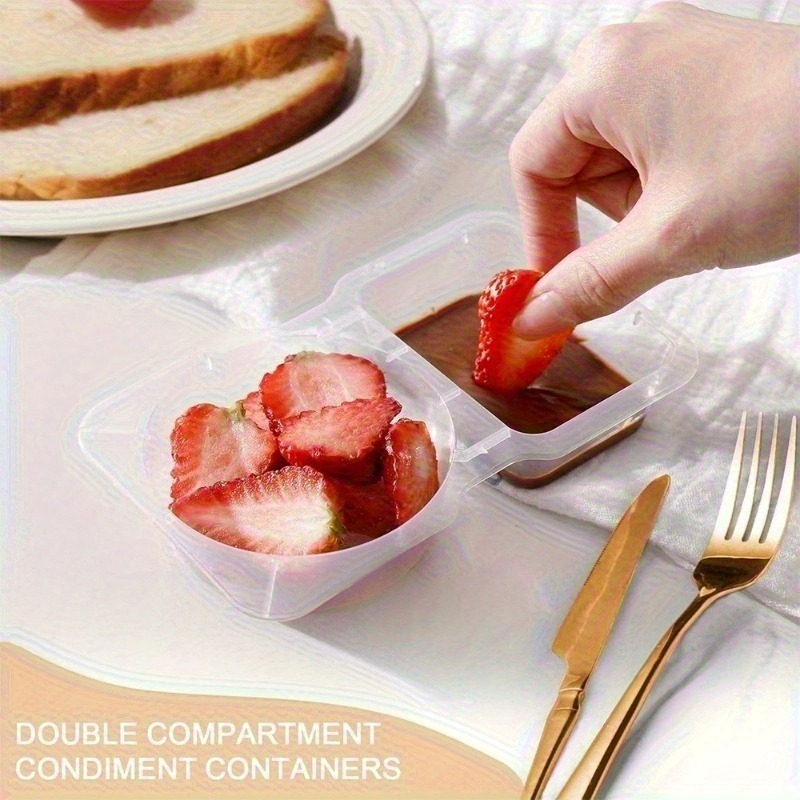 5/10/20PCS Double Compartment  - Snack Container Travel avis et prix