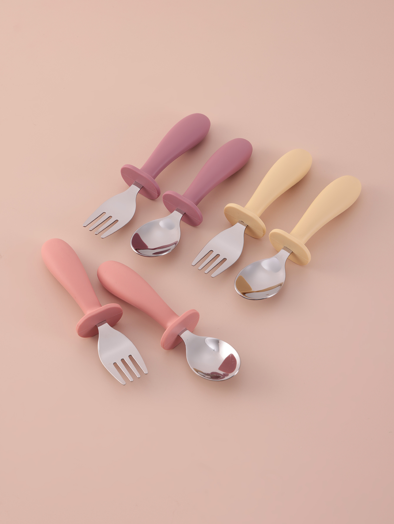 2PCS Stainless Steel Fork Spoo - Baby Food Weaning avis et prix