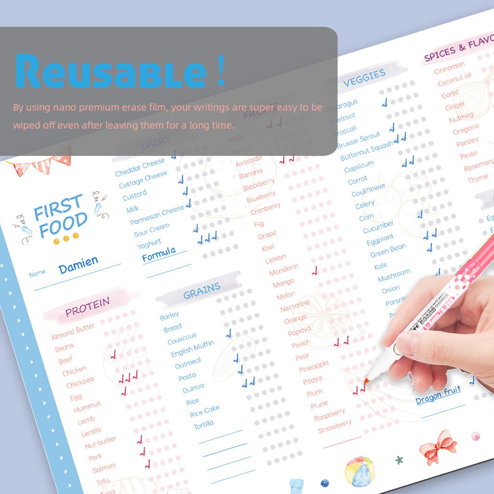 Baby First Foods Checklist Mag - Baby Food Weaning avis et prix