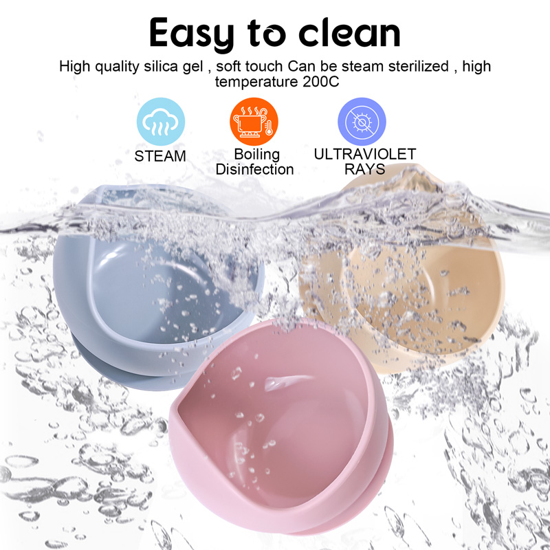 2PC Silicone Sucker Bowl Feedi - Baby Food Eating avis et prix
