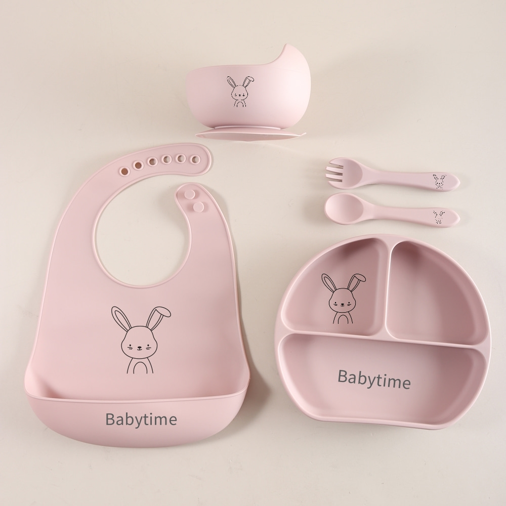 5pcs Bunny Baby Utensils Set,  - Baby Food Weaning avis et prix