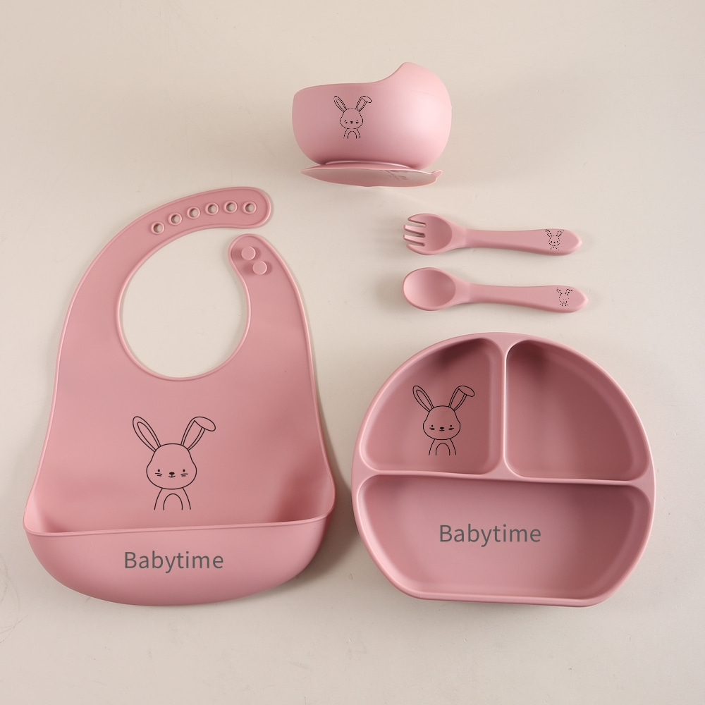 5pcs Bunny Baby Utensils Set,  - Baby Food Weaning avis et prix