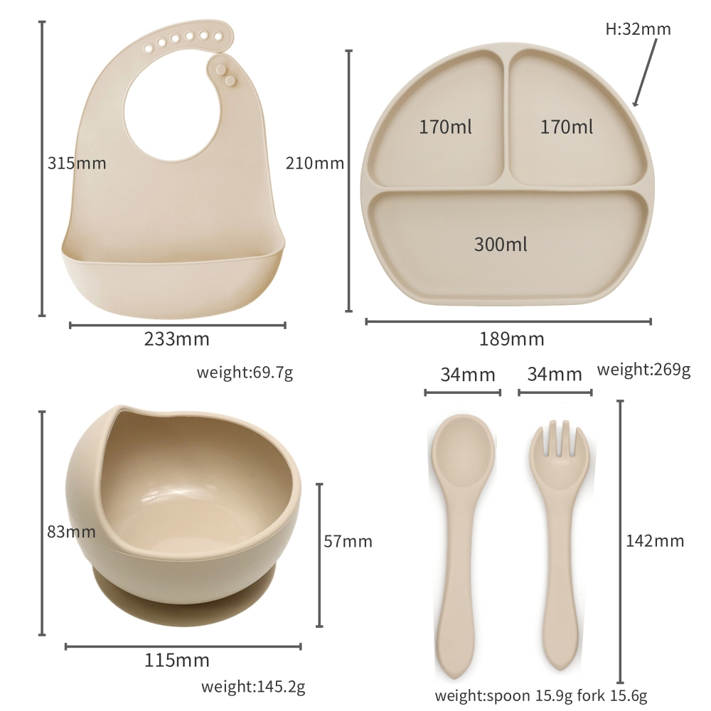 5pcs Bunny Baby Utensils Set,  - Baby Food Weaning avis et prix
