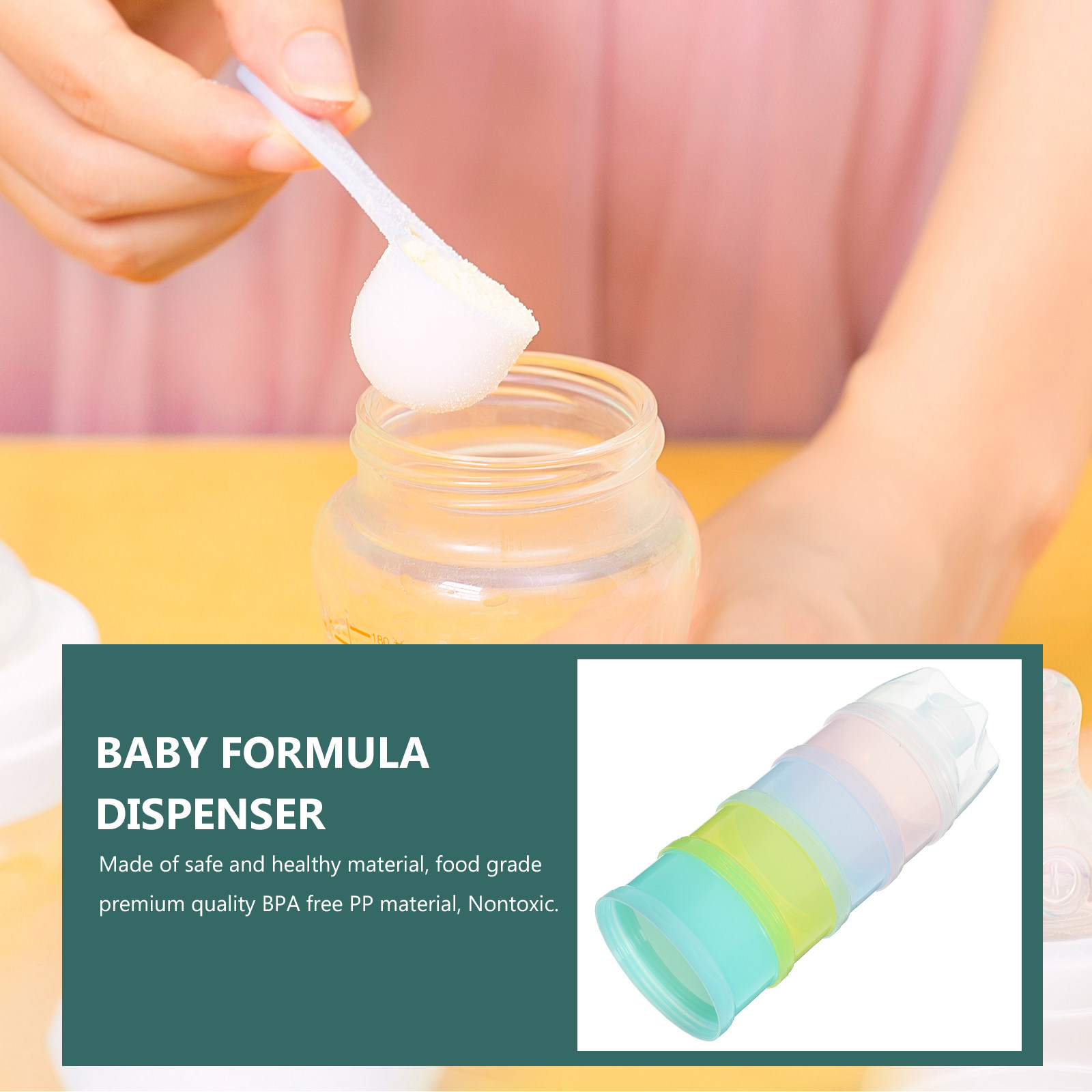 4 Layers Baby Milk Powder Cont - Snack Container Travel avis et prix