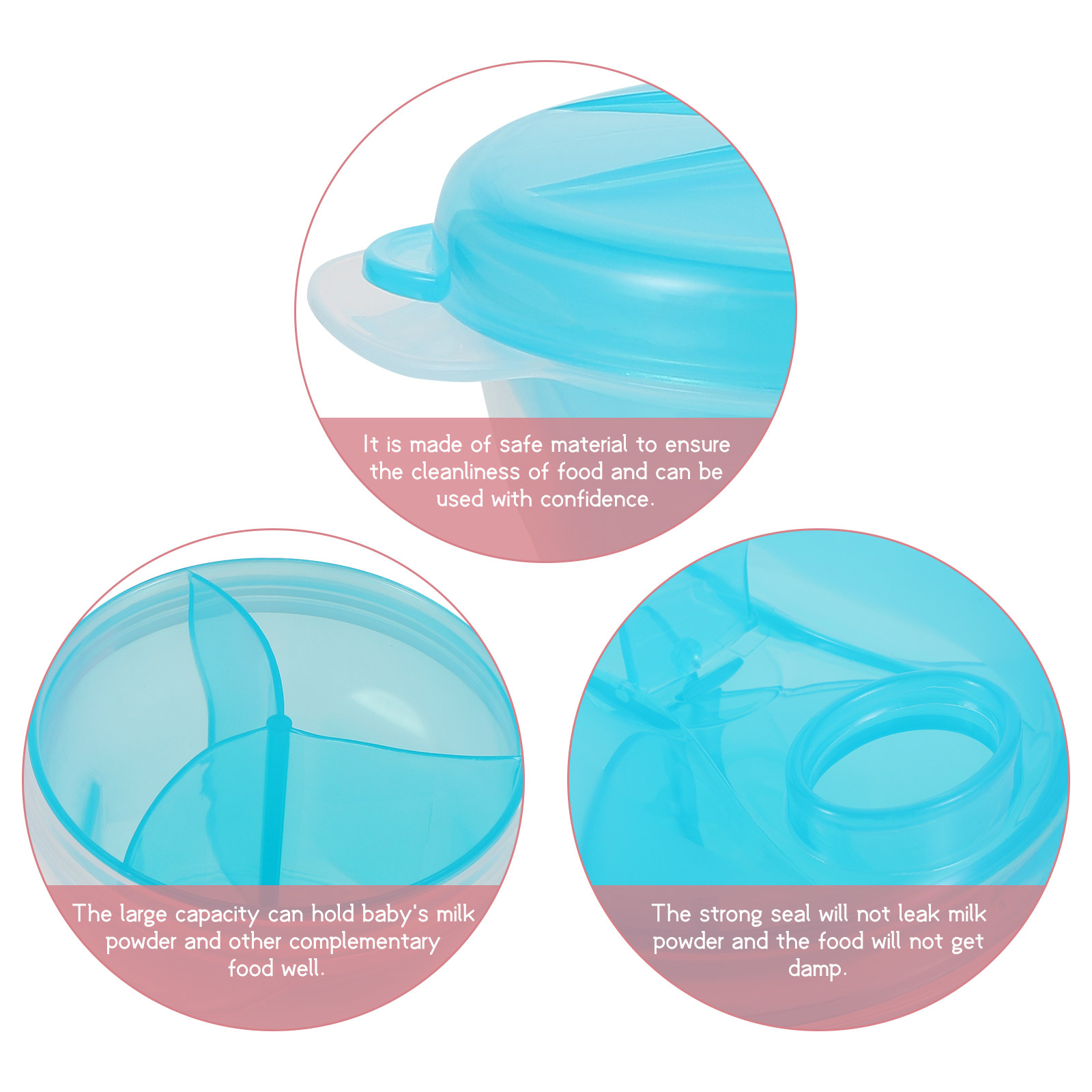 4Pcs Portable Milk Powder Box  - Snack Container Travel avis et prix