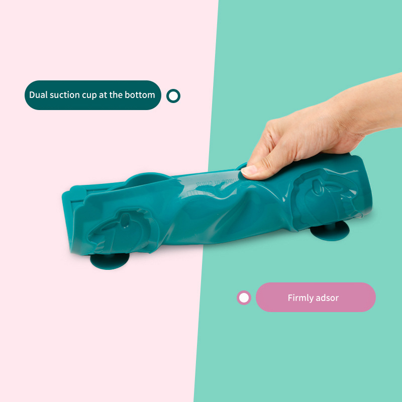 Cute Silicone Dinosaur Plate C - Baby Food Eating avis et prix