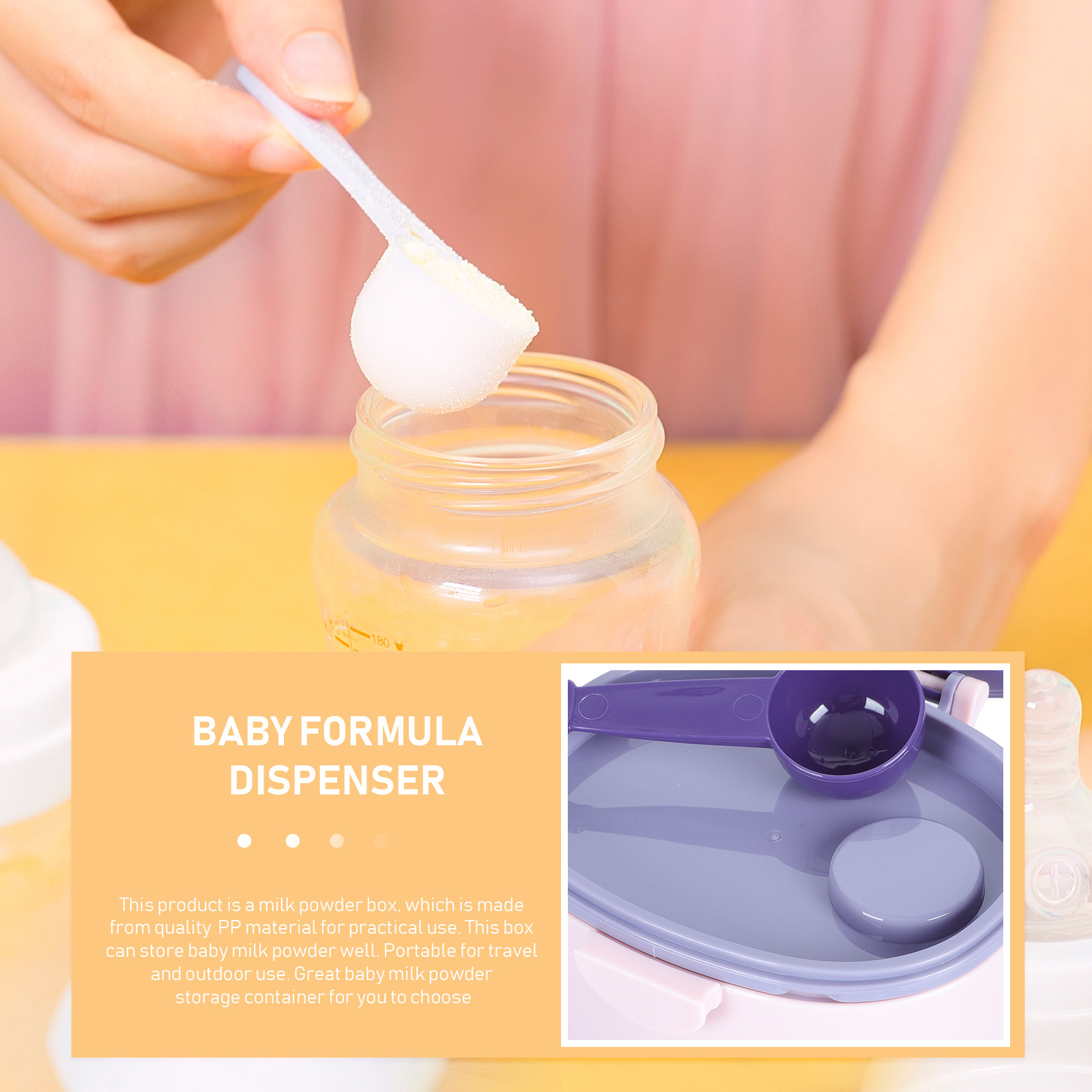 1Pcs Portable Milk Storage Box - Baby Food Storage avis et prix