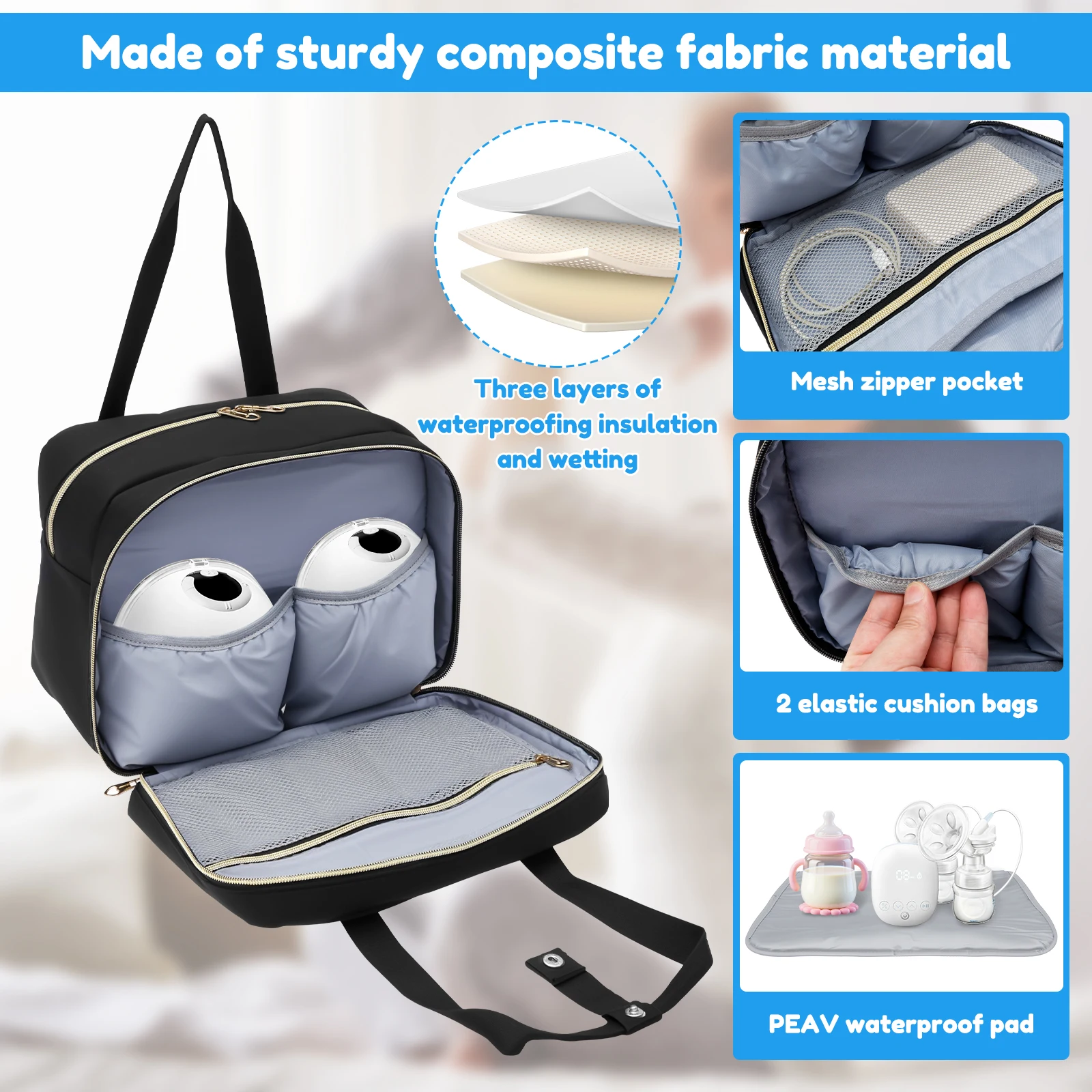 Breast Pump Storage Bag with I - Baby Food Storage avis et prix