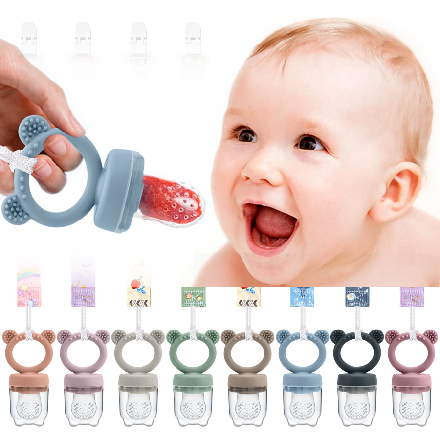 Silicone Baby Teether Fruit Fe - Baby Food For 6 Months avis et prix