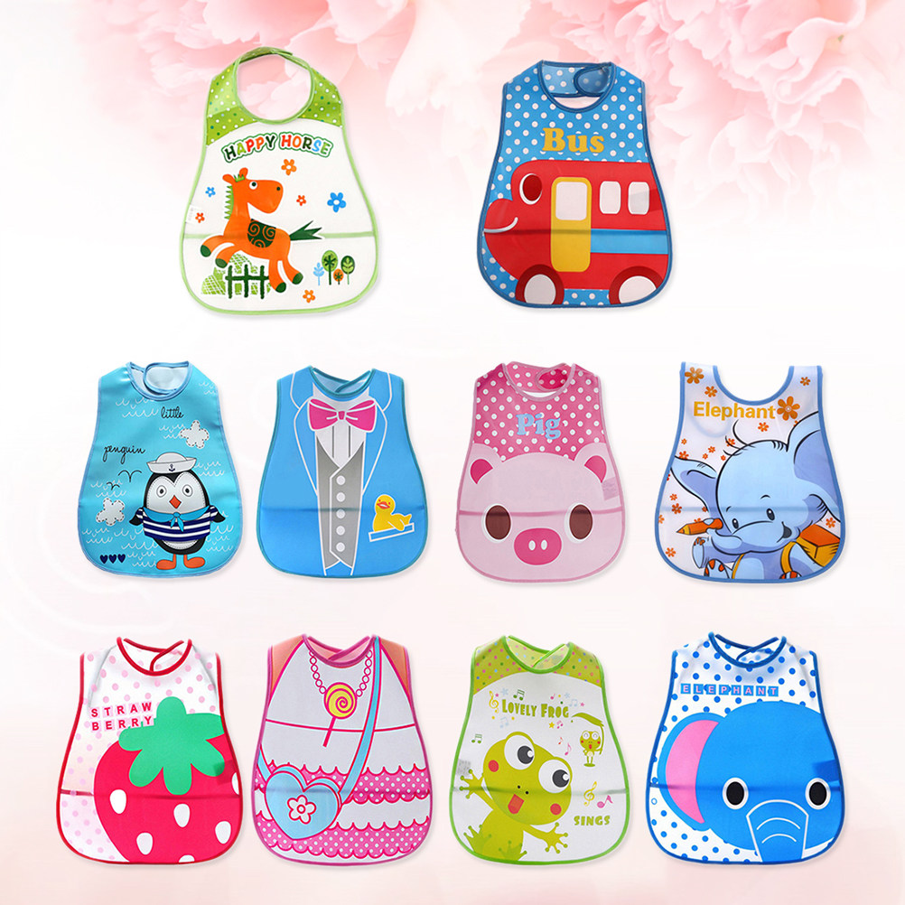 10 Pcs Baby Drool Bibs Food Fe - Baby Food Eating avis et prix