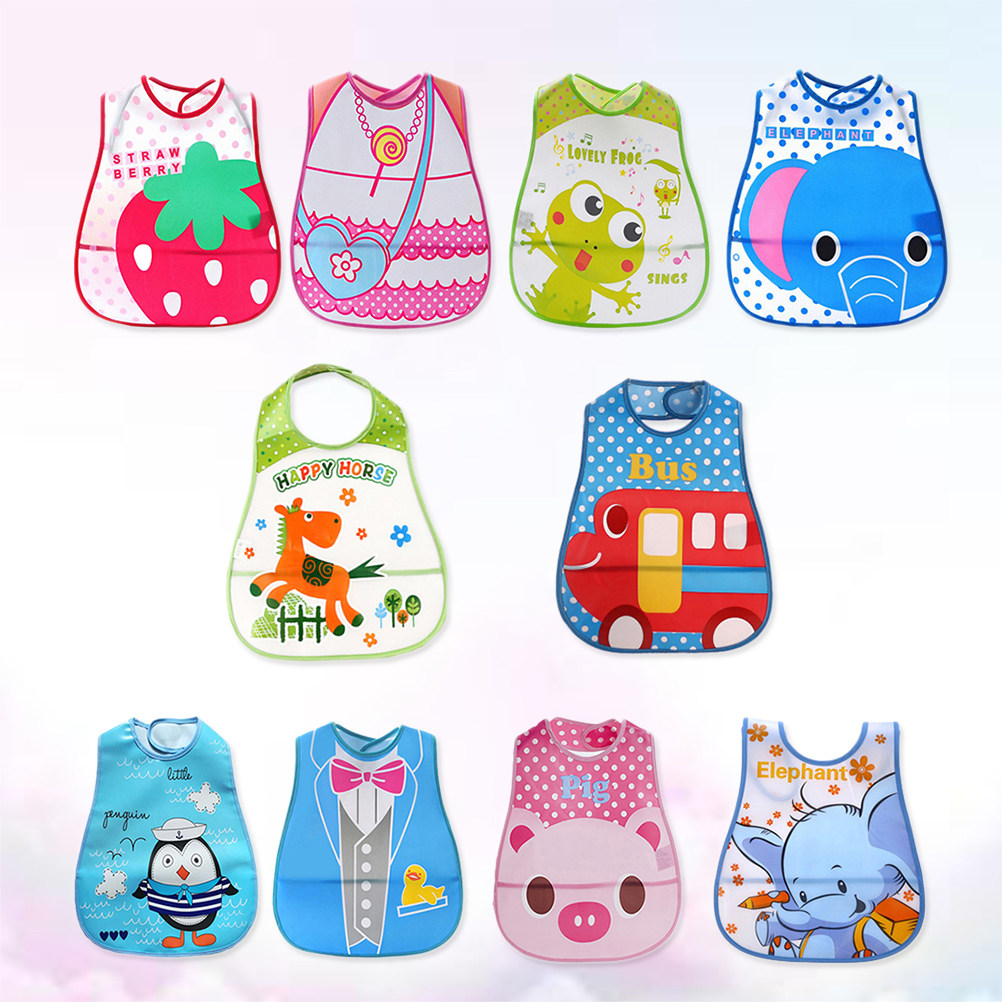 10 Pcs Baby Drool Bibs Food Fe - Baby Food Eating avis et prix