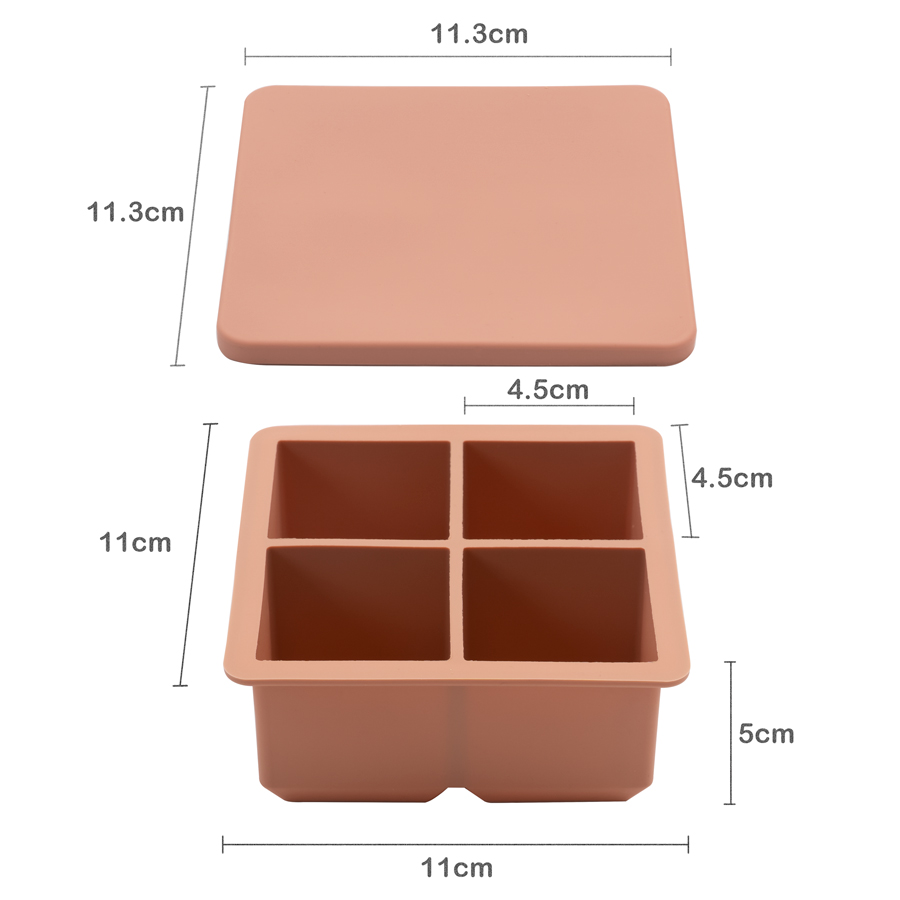 Food Grade Soft Silicone Squar - Baby Food Zone avis et prix