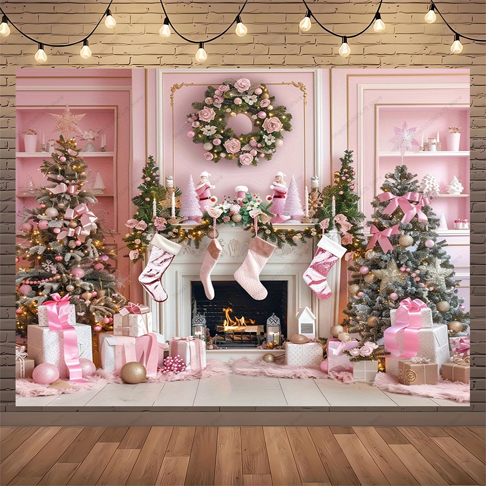 Pink Christmas Photography Bac - Baby Xmas Food avis et prix