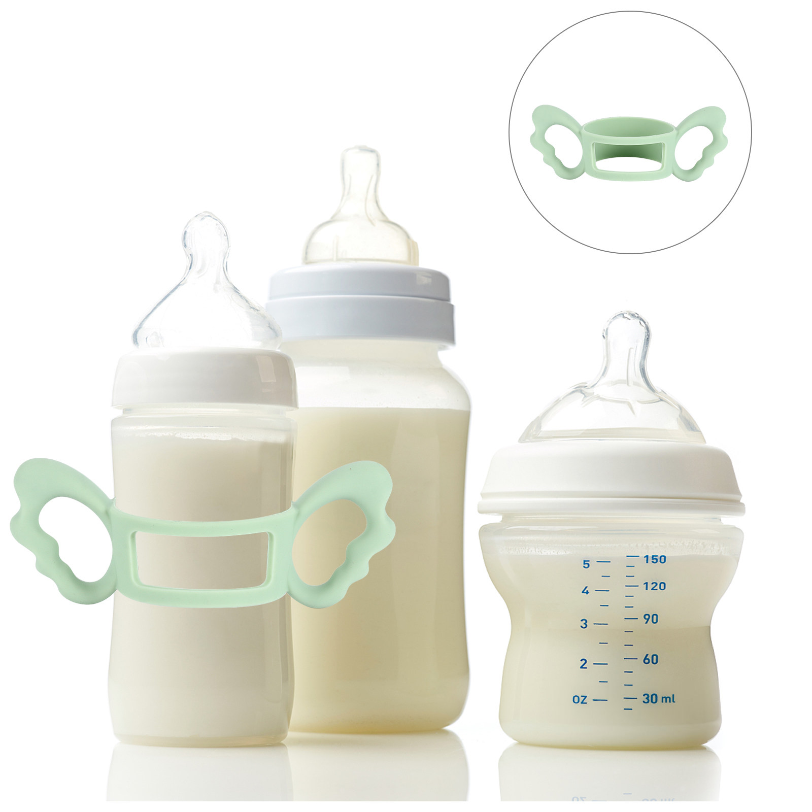 1Pcs Food Grade Silicone Nursi - Baby Food Bottle avis et prix