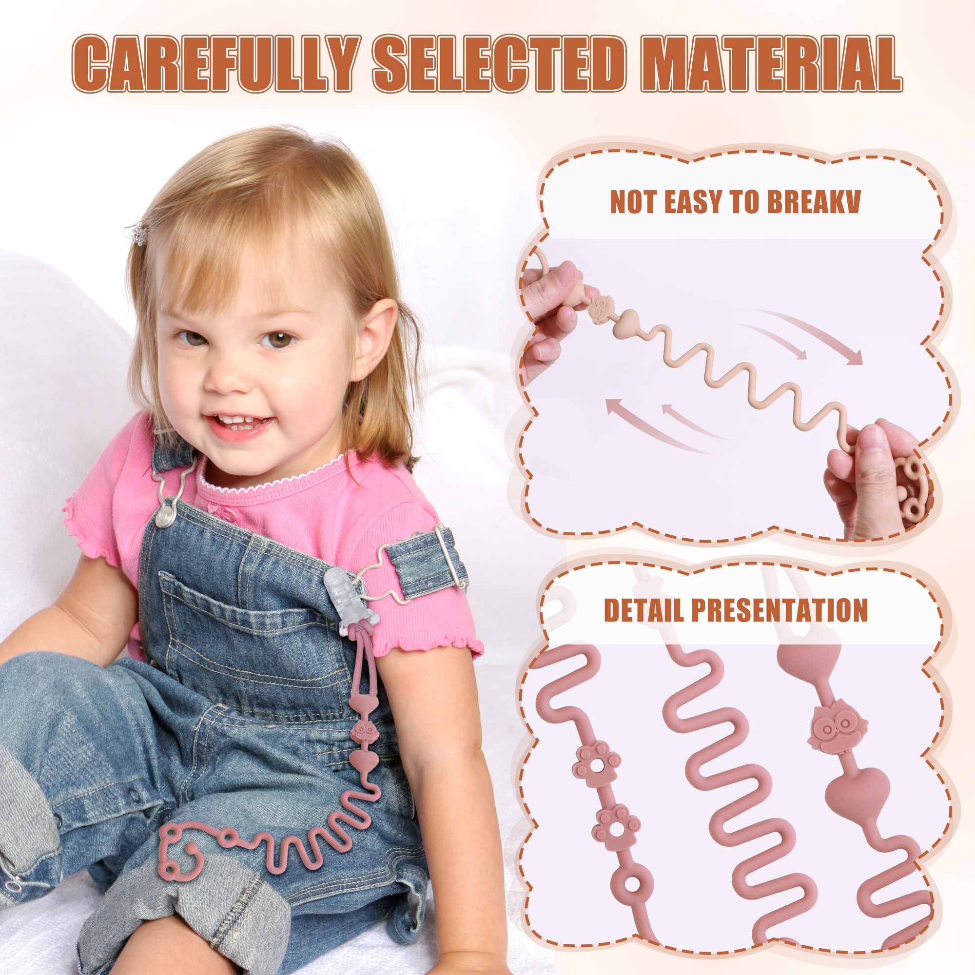 4-Piece Pack - Baby Toy Straps - Baby Food Bottle avis et prix