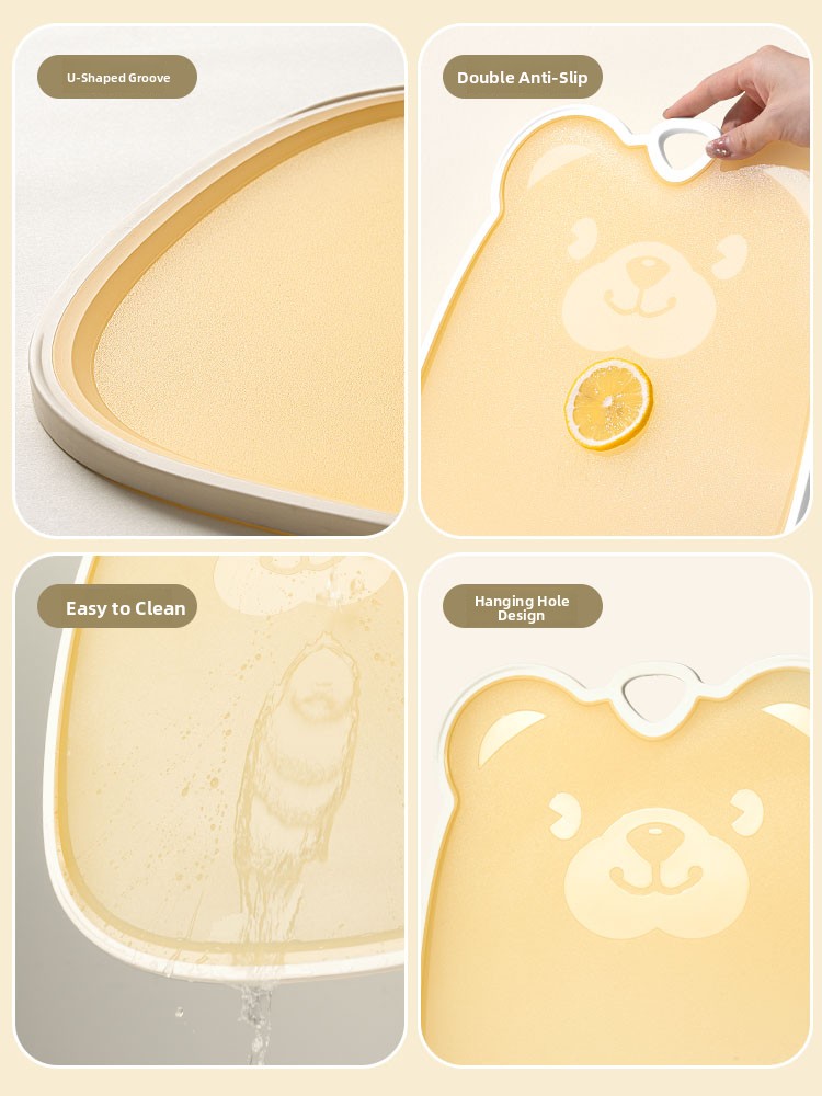 Adorable Cartoon Dual-Sided Ki - Baby Food Weaning avis et prix