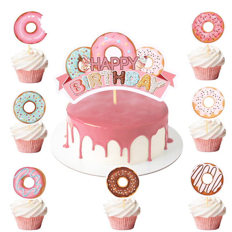 Donut Theme Birthday Cake Topp - Baby Food Weaning avis et prix
