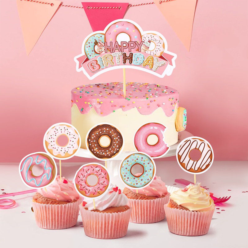 Donut Theme Birthday Cake Topp - Baby Food Weaning avis et prix