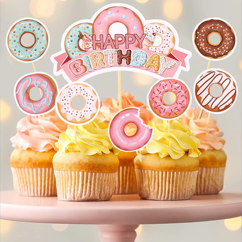 Donut Theme Birthday Cake Topp - Baby Food Weaning avis et prix