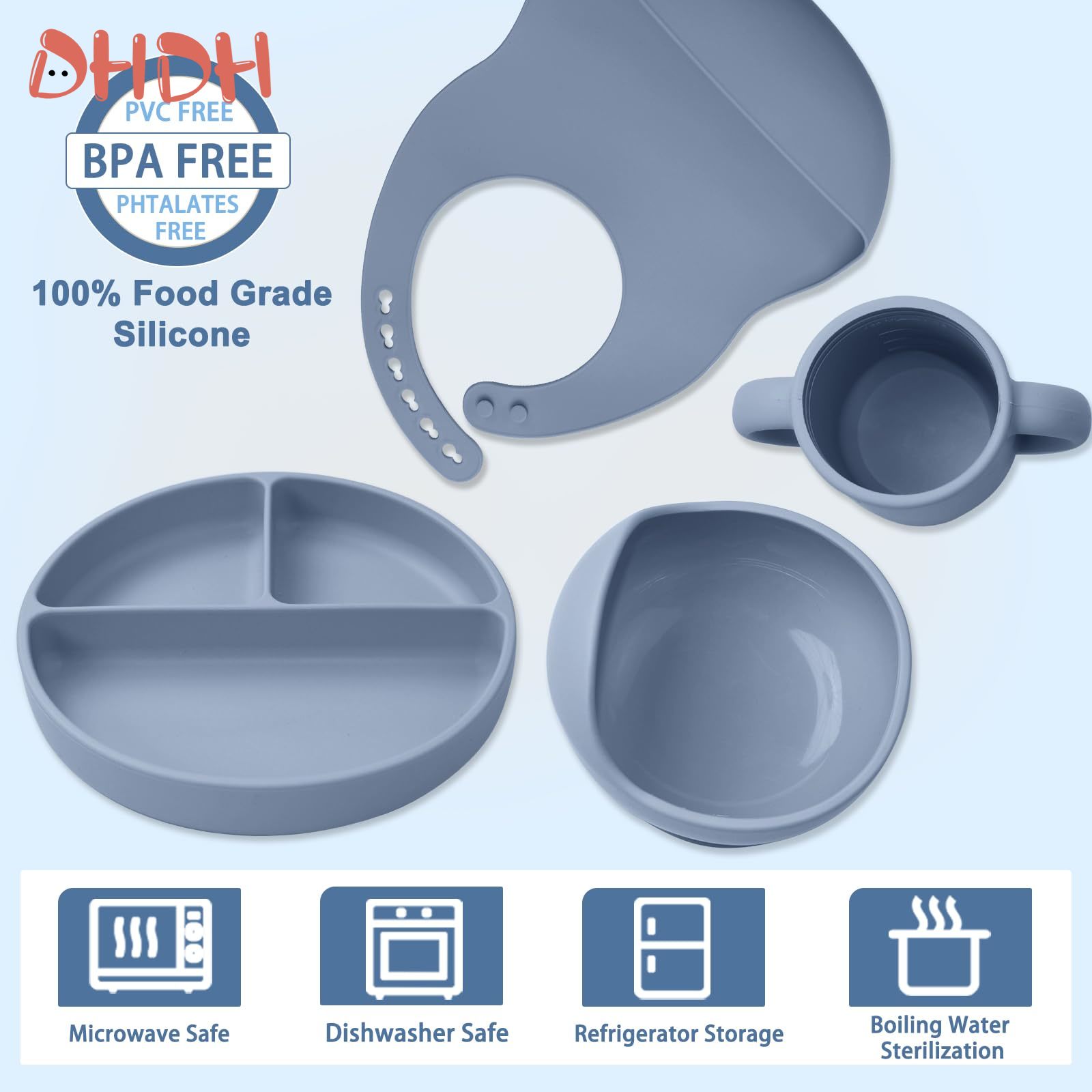 Silicone Baby Feeding Set Tabl - Baby Food Weaning avis et prix