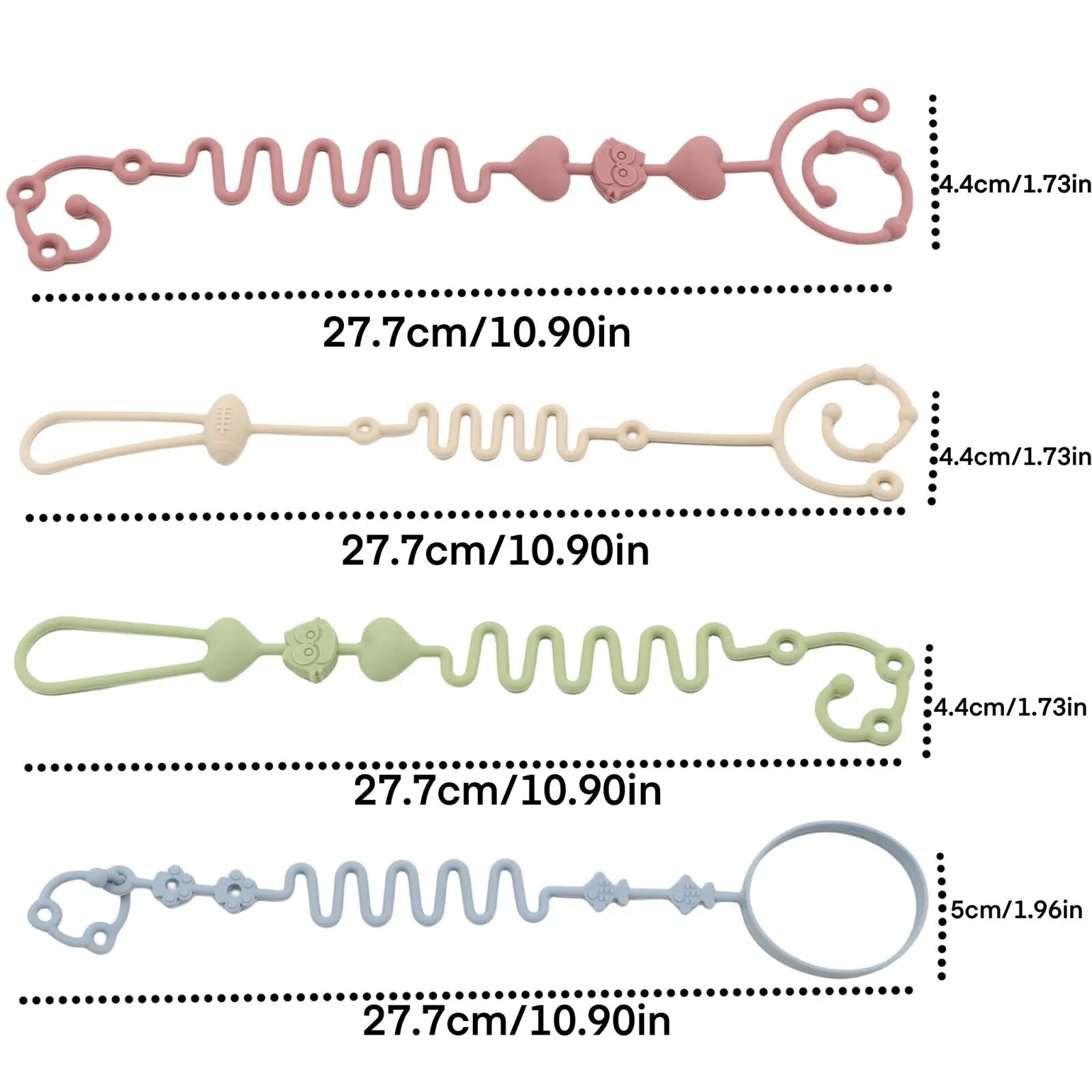 4PCS Baby Pacifier Chain with  - Baby Food Bottle avis et prix