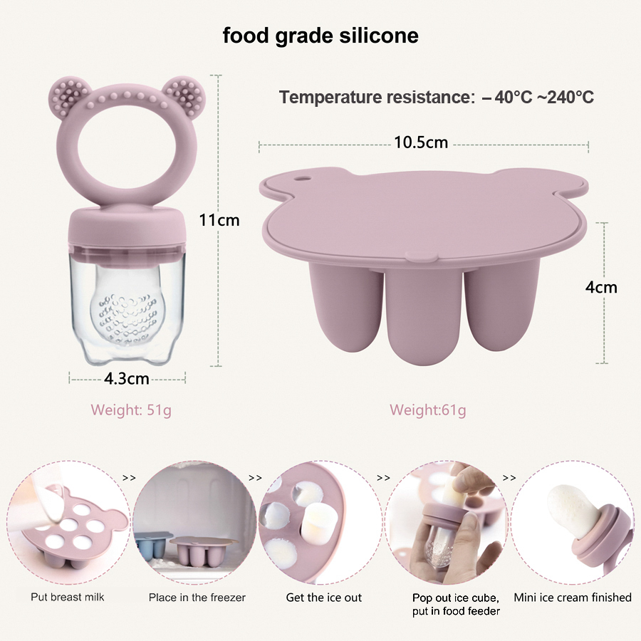 Baby Ice Cream Pops Silicone M - Baby Food Zone avis et prix