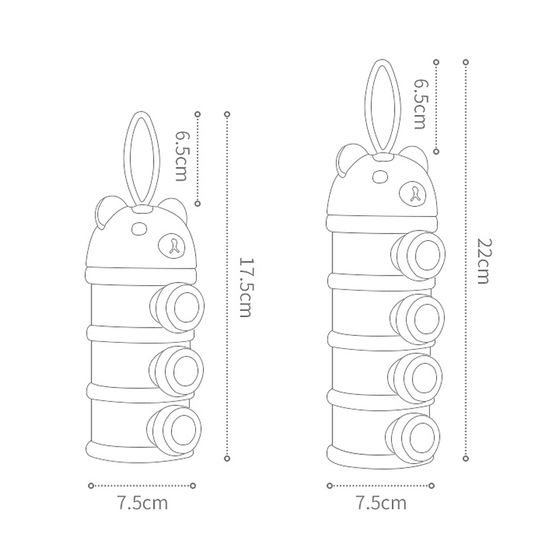 Storage Three/Four Tier Portab - Baby Food Zone avis et prix