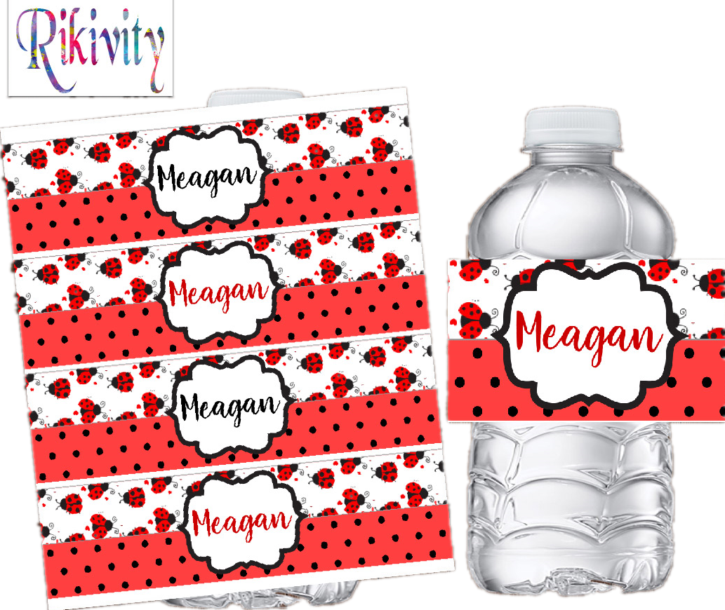Personalised Ladybug Red Polka - Baby Food Bottle avis et prix