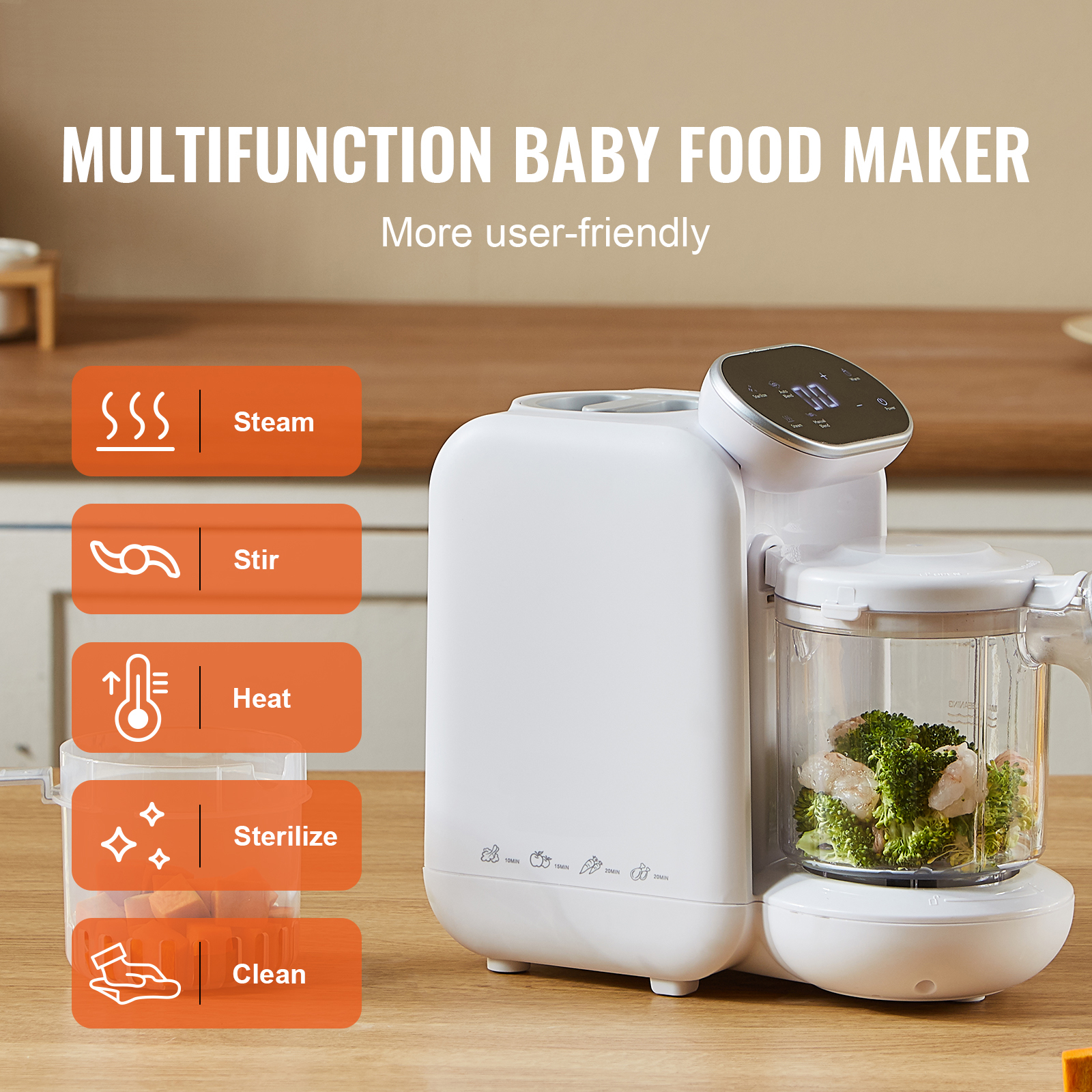 Baby Food Maker 430W with 750  - Baby Food Maker And Steamer avis et prix
