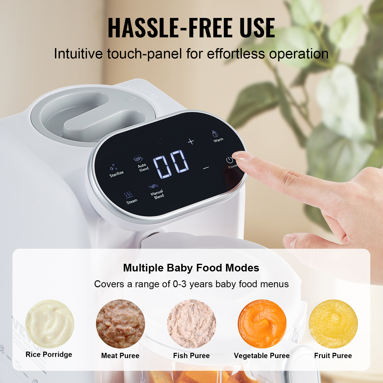 Baby Food Maker 430W with 750  - Baby Food Maker And Steamer avis et prix