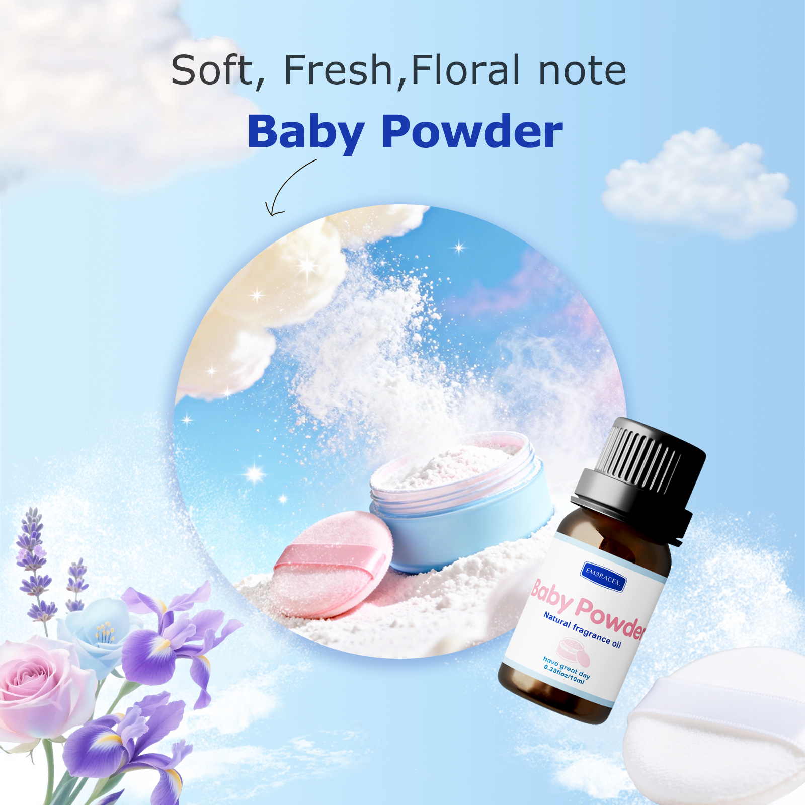 10ml Baby Powder Essential Oil - Baby Food Oil avis et prix