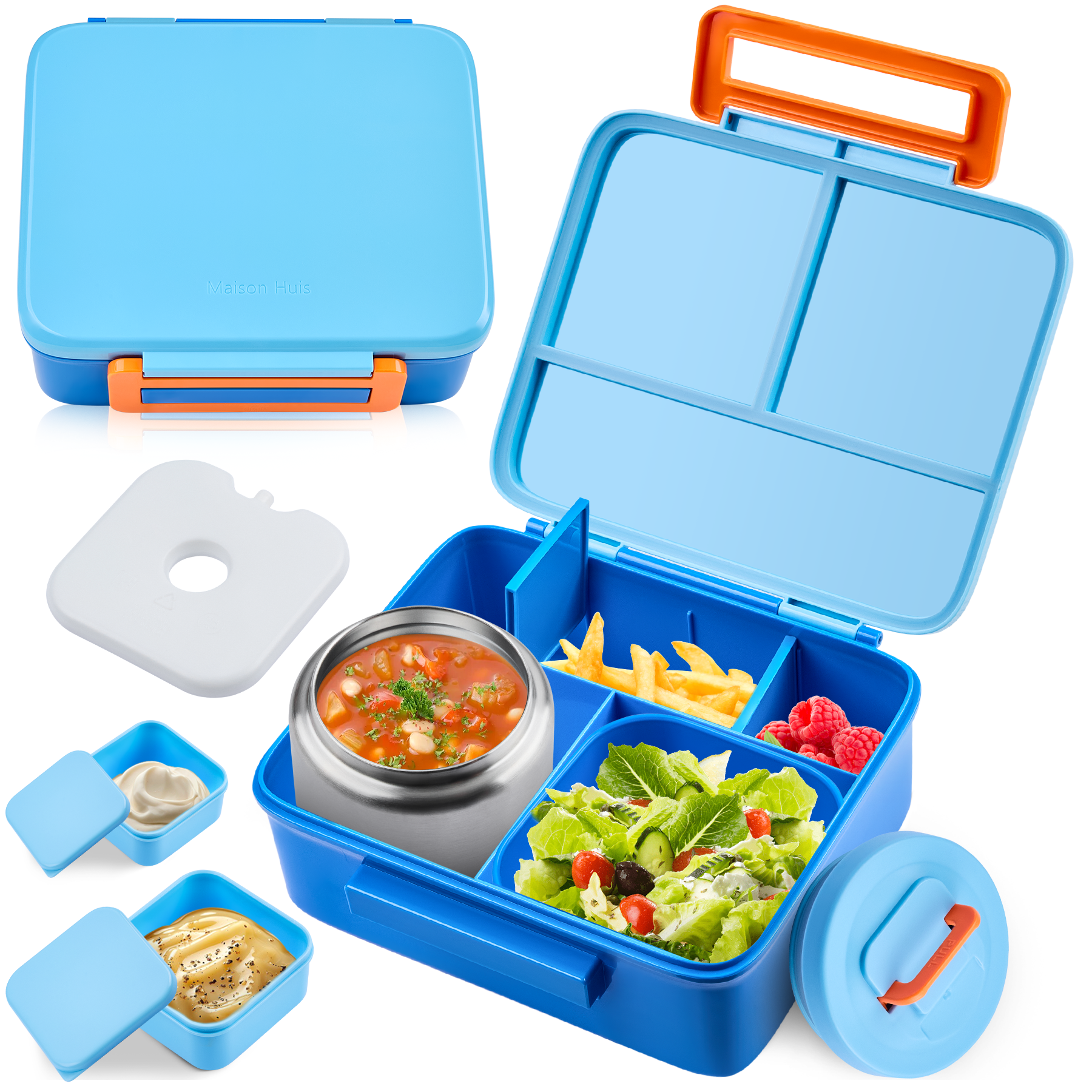 Bento Lunch Box for Kids with  - Baby Food Storage avis et prix