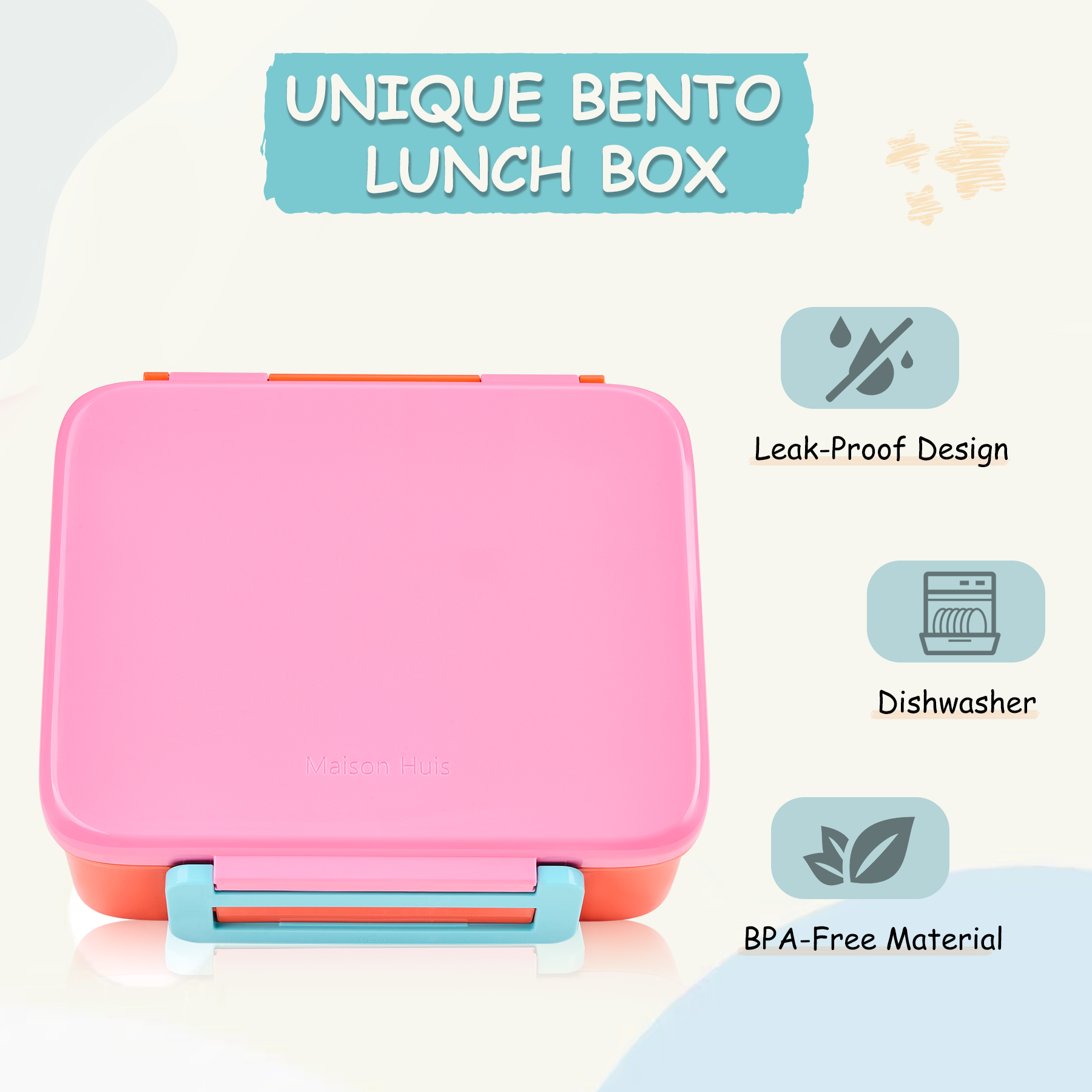 Bento Lunch Box for Kids with  - Baby Food Storage avis et prix