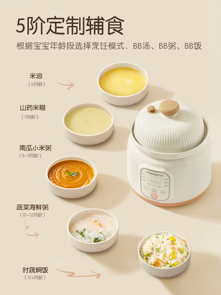 Jiuyang micro-pressure BB pot  - Baby Food Oil avis et prix