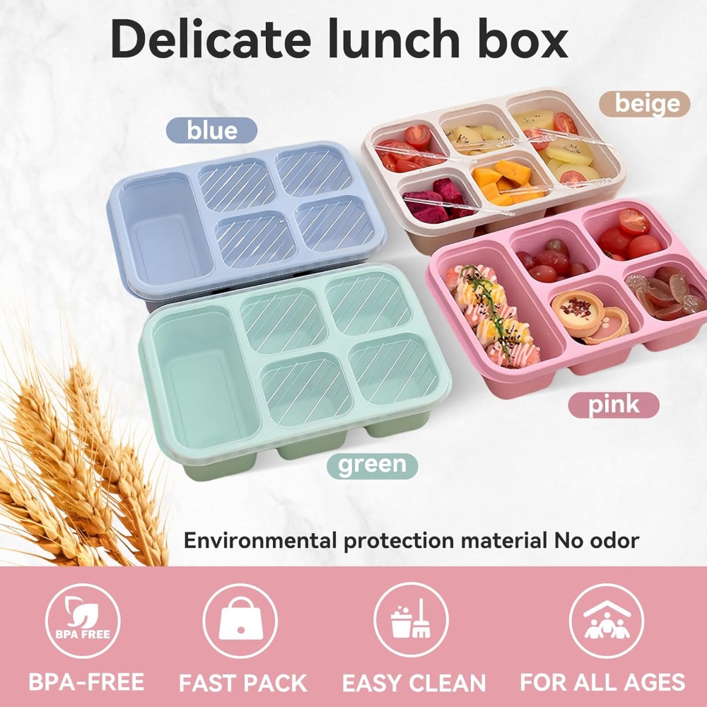 Bento Lunch Box with Reusable  - Snack Container Travel avis et prix