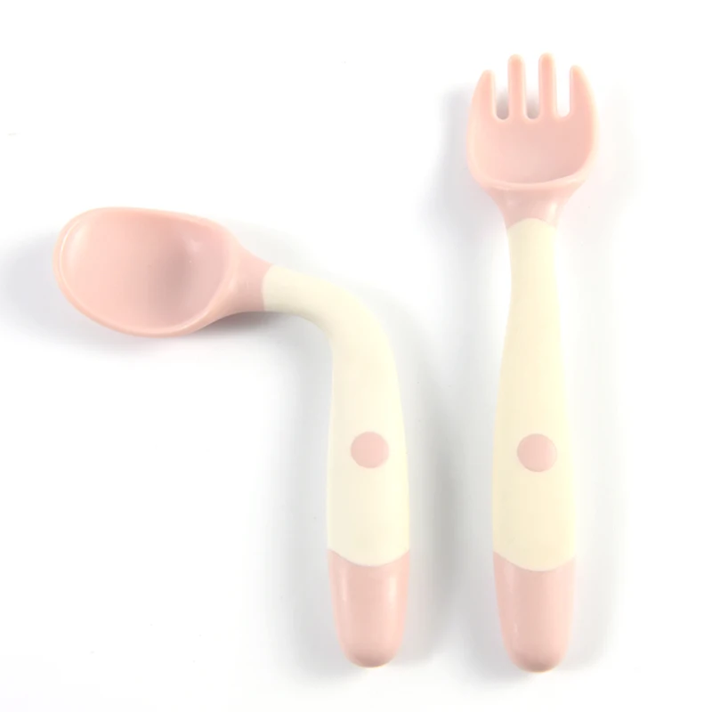 1 pair Silicone Spoon for Baby - Baby Food Eating avis et prix